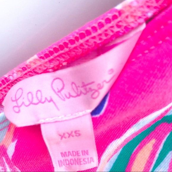 Dahlia Fit & Flare Dragonfruit Toucan Dress XXS - Picture 4 of 7